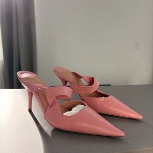 NWT Tony Bianco Hank Heel 100% Leather Pink Sz US 5.5 / EU 35.5